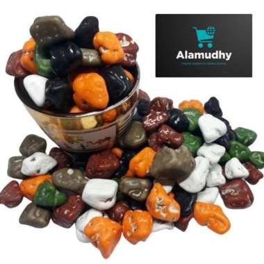 Grosir coklat kerikil/Coklat Batu Kerikil,C Arab/Coklat khas Arab - Coklat Batu 500g