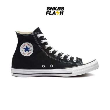 Sepatu Sneakers Unisex CONVERSE CT AS HI CANVAS BLACK WHITE - M9160C 36