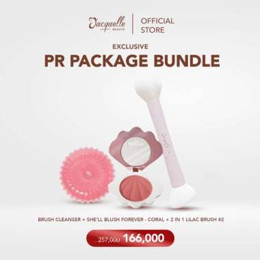 [EXCLUSIVE] - Jacquelle PR Package Bundle 2in1 Lilac Sculpt & Set Dual + She'll Blush + Brush Cleans