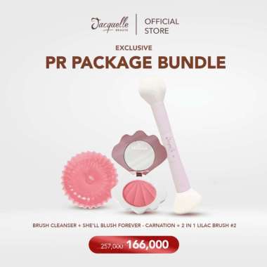[EXCLUSIVE] - Jacquelle PR Package Bundle 2in1 Lilac Sculpt & Set Dual + She'll Blush + Brush Cleans