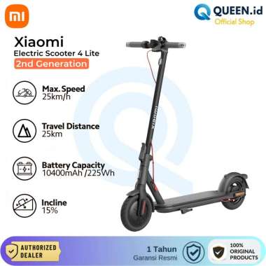 Xiaomi Electric Scooter 4 Lite | 2nd Generation - Scooter Elektrik Gen 2