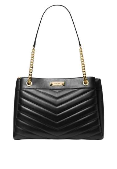 Michael Kors Whitney Medium Quilted Tote Bag Black