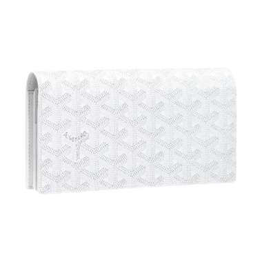 [12.12 Dealcember] Goyard Richelieu Long Wallet White White