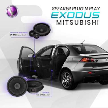 VENOM EXPRESS EXODUS - SPLIT 2 WAY & COAXIAL FOR MITSUBISHI Car SPEAKER SPLIT 2 WAY (EX-M)