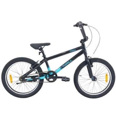 Thrill Frenzy Street Sepeda BMX 20 Inci HITAM