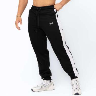 Flexzone Track Pants Sport Fleece Game series FCS-052 Jacket Olahraga Lari Gym Basket L Navy