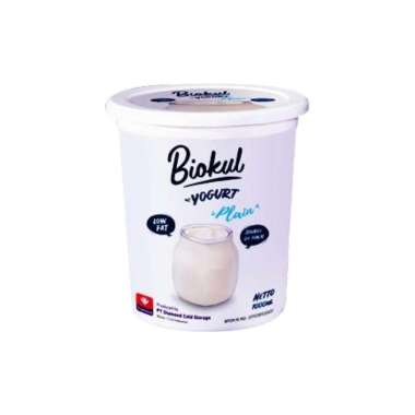 Biokul Yoghurt Stirred Plain Cup 1 L