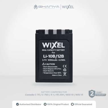WIXEL Baterai Kamera LI-10B / LI-12B for Olympus Camedia C-70 C-7000 C-760 C-765 C-770 D-590 X-1 X-2