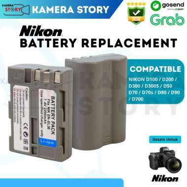 Baterai Kamera NIKON D100 / NIKON D200 / NIKON D300 / NIKON D300S / NIKON D50 / NIKON D70 NIKON D70s