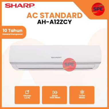 AC 1.5 PK STANDARD Sharp AH-A12ZCY ( GARANSI RESMI MEDAN)