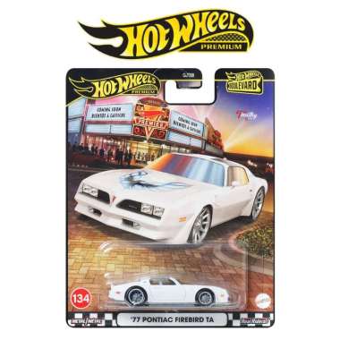 Hot Wheels Premium Boulevard 77 Pontiac Firebird TA Putih Balap