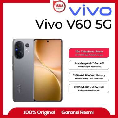 Hp Vivo V60 5G Ram 12GB Internal 256GB Garansi Resmi Grey