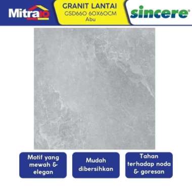 Sincere Granit Lantai GSD660 60X60CM/Dus=1.44M2 Matt Abu