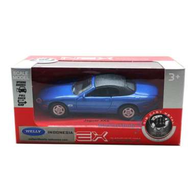 Welly Nex 1:34 - Jaguar XK8 Coupe Biru