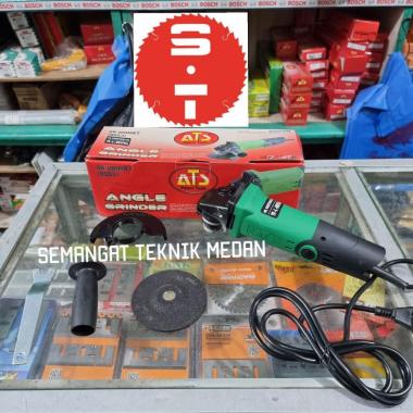 GR-100MKT MESIN GERINDA GRENDA TANGAN ANGLE GRINDER 4" MODEL 9553 ATS