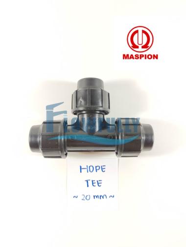 TEE HDPE 1/2 INCH 20 MM MASPION T SOK CABANG 3