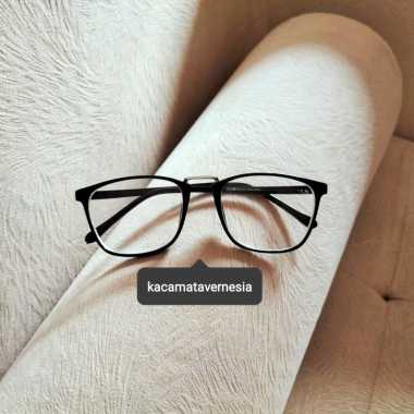 Kacamata Minus Pria Wanita Kacamata Minus Instan Siap Pakai Model Kotak Vernesia 5004 -1.25