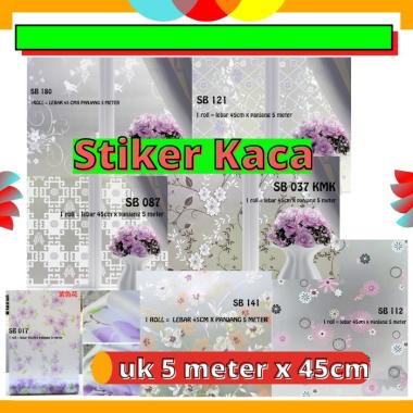 SUNBLAST KACA UK 5 METER X 45CM SB STICKER KACA SUNBLAST KACA JENDELA ukuran ALAT BANTU 2PCS
