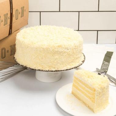UNION BAKERY CHEESE CAKE - VANILLA SPONGE BUTTERCREAM GRATED CHEDDAR O WHOLE