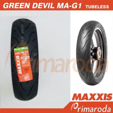 Ban Belakang Yamaha MX King 150 Tubeless MAXXIS 120/70 Ring 17 Green Devil
