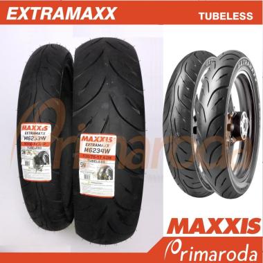Sepasang Ban Tubeless 90/80-17 dan 130/70-17 Maxxis Extramaxx