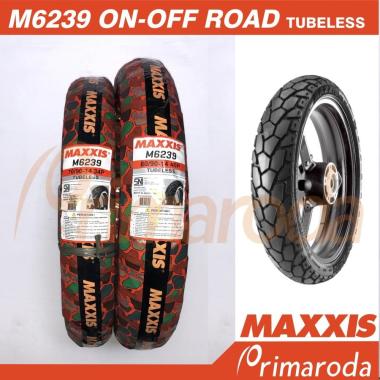 Sepasang Ban Yamaha Fino 125 (sebelum 2018) Tubeless Maxxis M6239