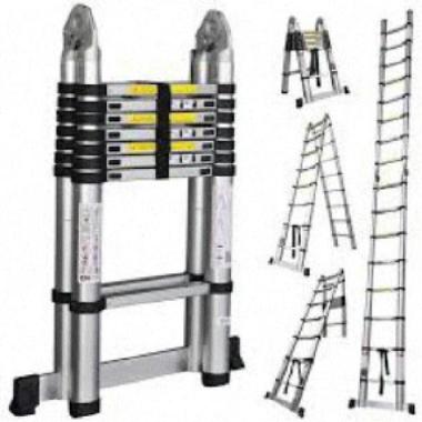 Tangga Lipat Teleskopik 5 Meter Double Telescopic Ladders Multipurpose