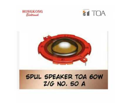Spul Speaker TOA Z/G No. 50 A Diaphragma 60 W dengan Casing