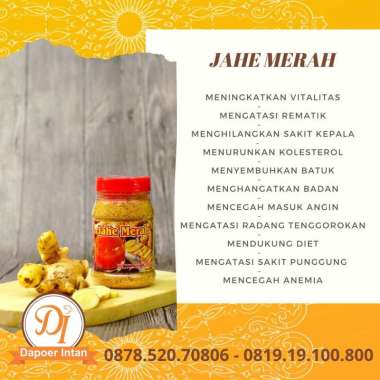 Dapoer Intan Minuman Bubuk Jahe Merah Semasaren Minuman Instant 200gr