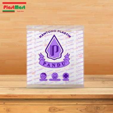 Pandu HD Plastik Bening Printing Smile / Kantong Kresek / Kantong HDPE Kecil 15 cm