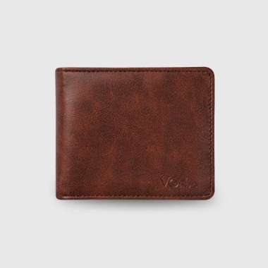 Penn Wallet - Dompet Pria Lipat Pendek 3 Ruang Extra Slot Kartu Penn Tan