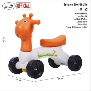 Labeille KC 122 Balance Bike Sheep Mini Bike Sepeda Ride On