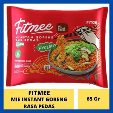 Fitmee Bayam Goreng Pedas Mie Instan Bayam Pedas 65 Gram