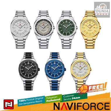 JAM TANGAN NAVIFORCE 9212 M1 JAM NAVIFORCE ORIGINAL 9212 LA - STAINLESS STEEL JAM TANGAN NAVYFORCE 9