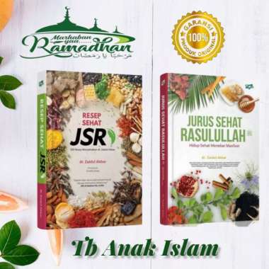 Paket 2 Buku Jurus Sehat Rasulullah & Resep Sehat Jsr Zaidul Akbar