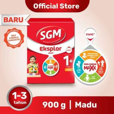 Sgm Eksplor 1 Plus Madu 900Gr / Sgm Eksplor 1+ Madu 900Gr