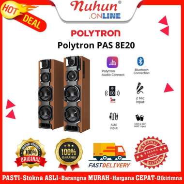 Speaker Aktif Polytron Bluetooth PAS-8E20/M PAS-8E20