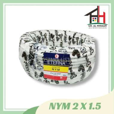 ETERNA Kabel Listrik NYM 2x1.5 ROL 50 METER