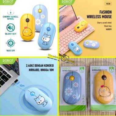 Mouse Wireless Robot M230 2.4Ghz silent click Fox