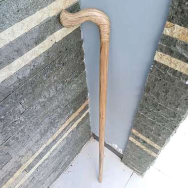 tongkat jalan kayu bidara motif payung h434