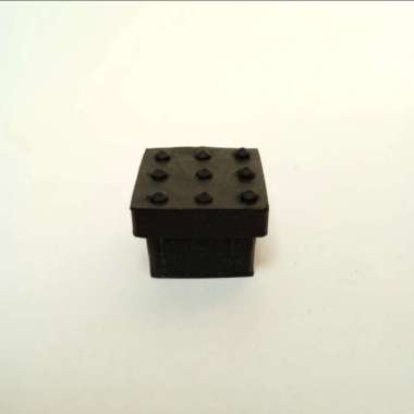 Karet Pelindung Kaki Hollow Holo Rak Besi - 50 x 50 mm 20 x 20 mm