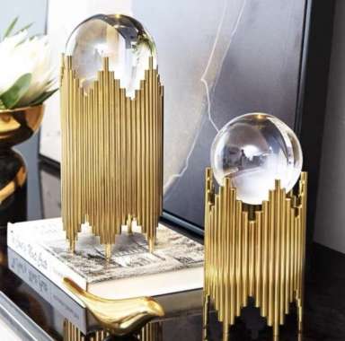 Crystal Ball Luxury Ornaments Home Decoration Pajangan Rumah Mewah
