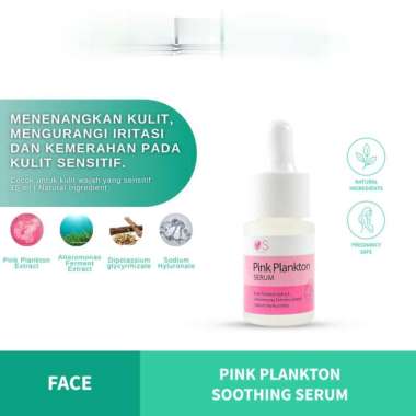 Pink Plankton Soothing Serum Larissa, Serum Untuk Kulit Wajah Sensitif