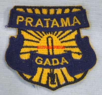 Bet Gada Satpam Bordir - Emblem Gada Bordir - Patch Gada Satpam Bordir Gada Pratama