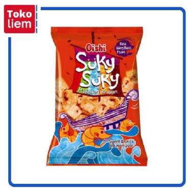 Oishi Snack Suky Suky Udang Manis Pedas 60g