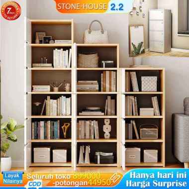 5 Susun Lemari Laci Kayu Minimalis 4 Susun 40×30×103cm