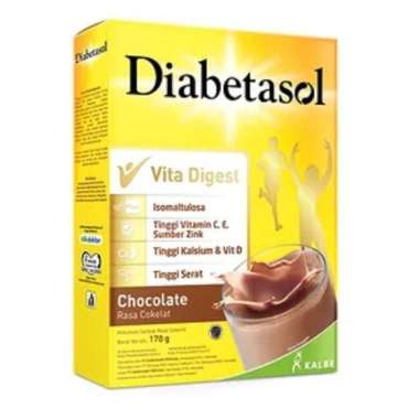 Promo Harga Diabetasol Special Nutrition for Diabetic Chocolate 180 gr - Blibli
