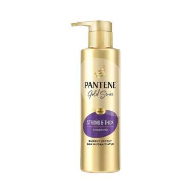 Promo Harga PANTENE Gold Shampoo Strong & Thick 450 ml - Blibli