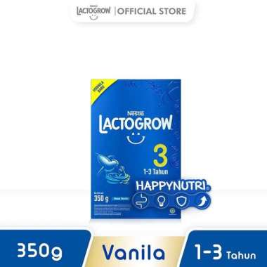Lactogrow 3 Box 350gr - Susu Nestle Pertumbuhan (1-3 Tahun) Plain original