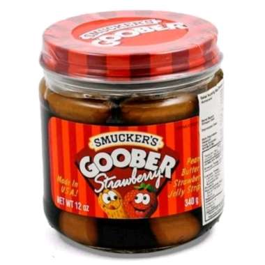 Smucker's Goober Grape Strawbery 340gr Selai Grape